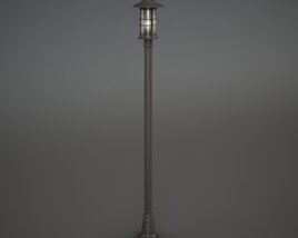 Vintage Street Lamp 02 3D模型