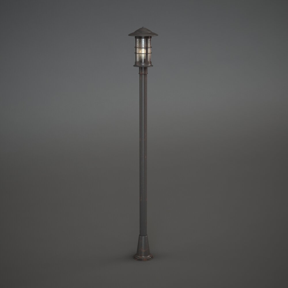 Vintage Street Lamp 02 3d model