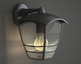 Classic Wall Sconce Light Fixture 3D model