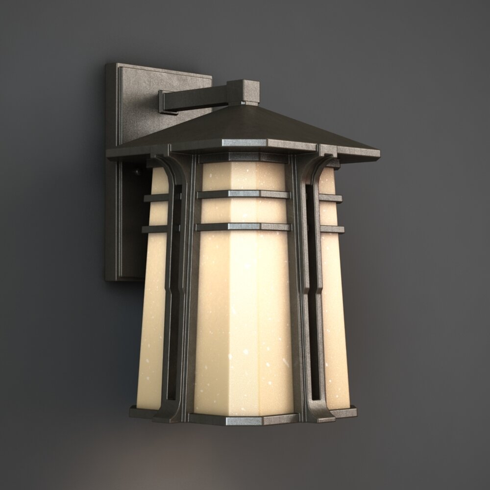 Modern Wall Sconce Lighting Fixture 3D 모델 