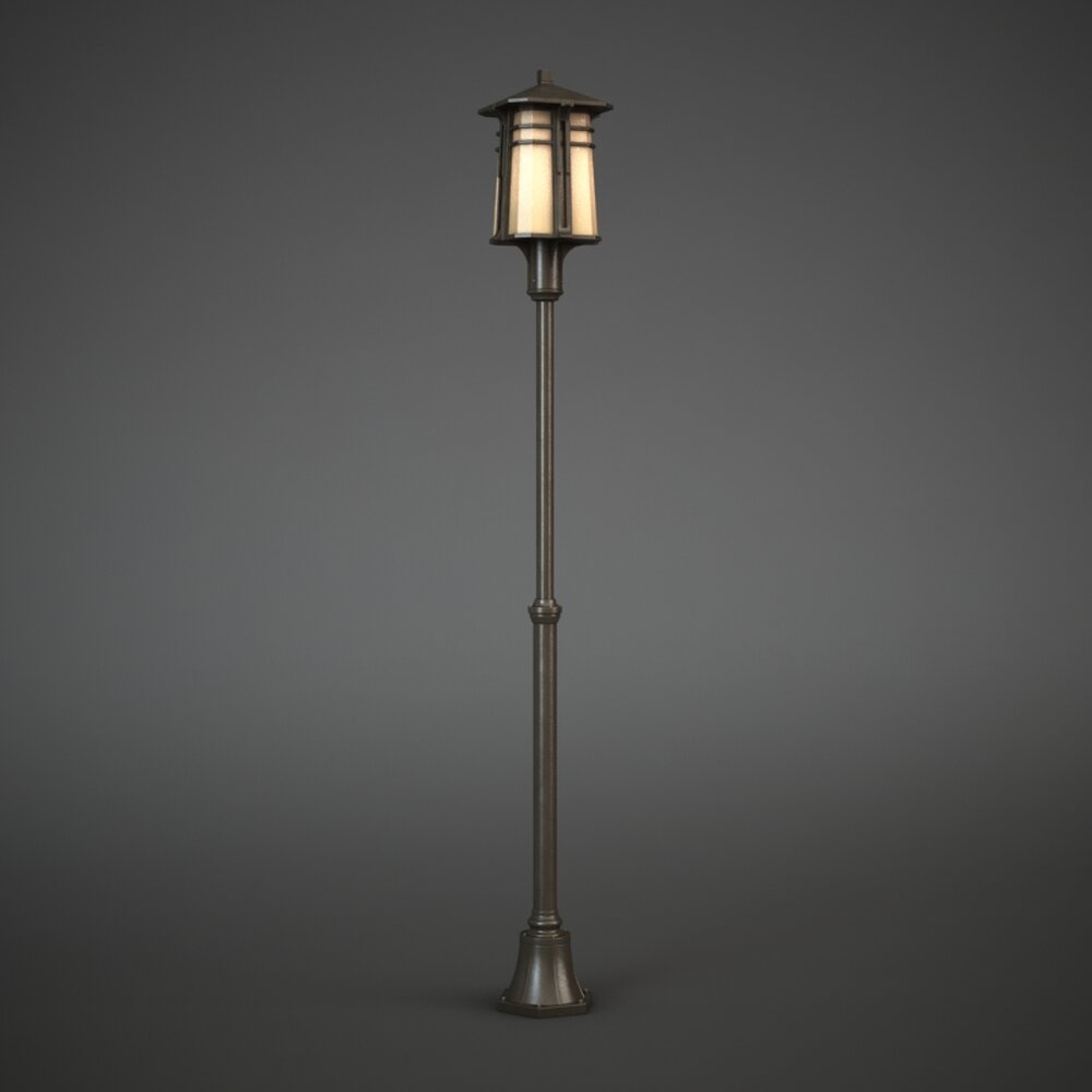 Modern  Outdoor Floor Lamp 3D 모델 