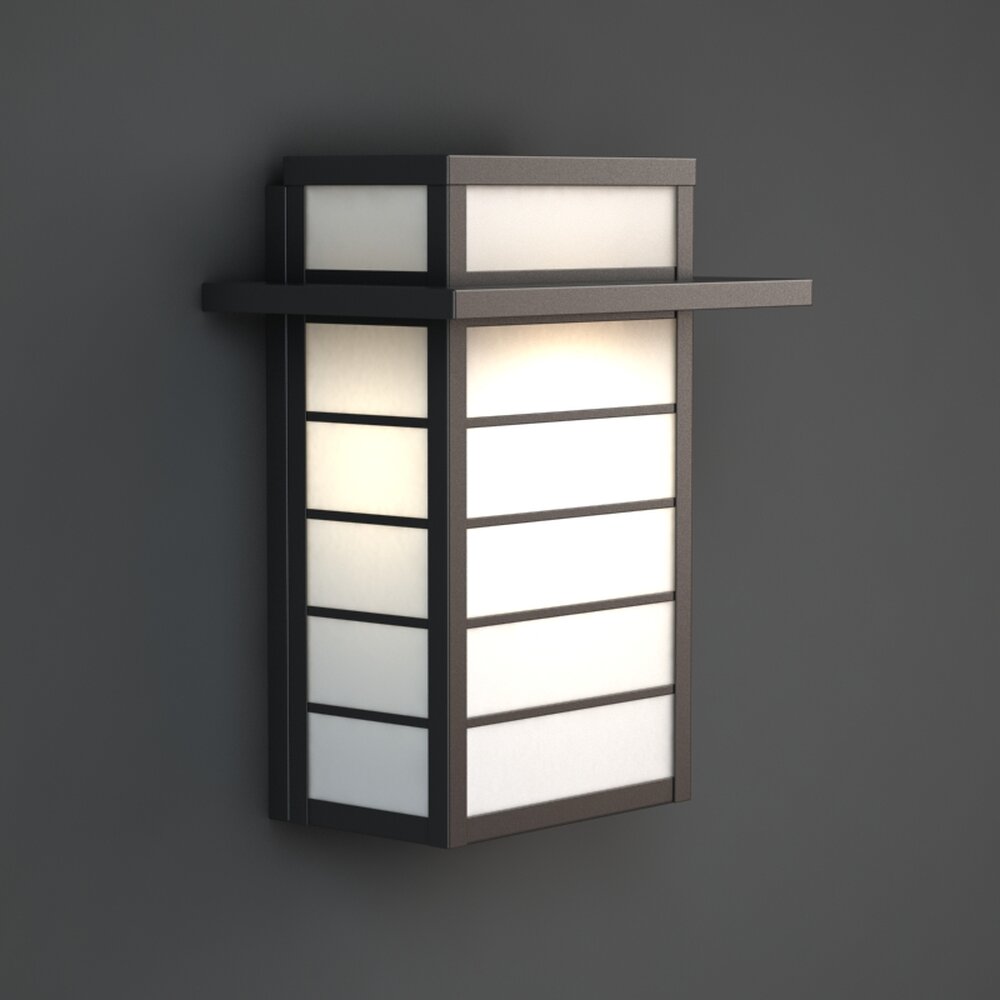 Modern Wall-Mounted Light Fixture 03 Modello 3D