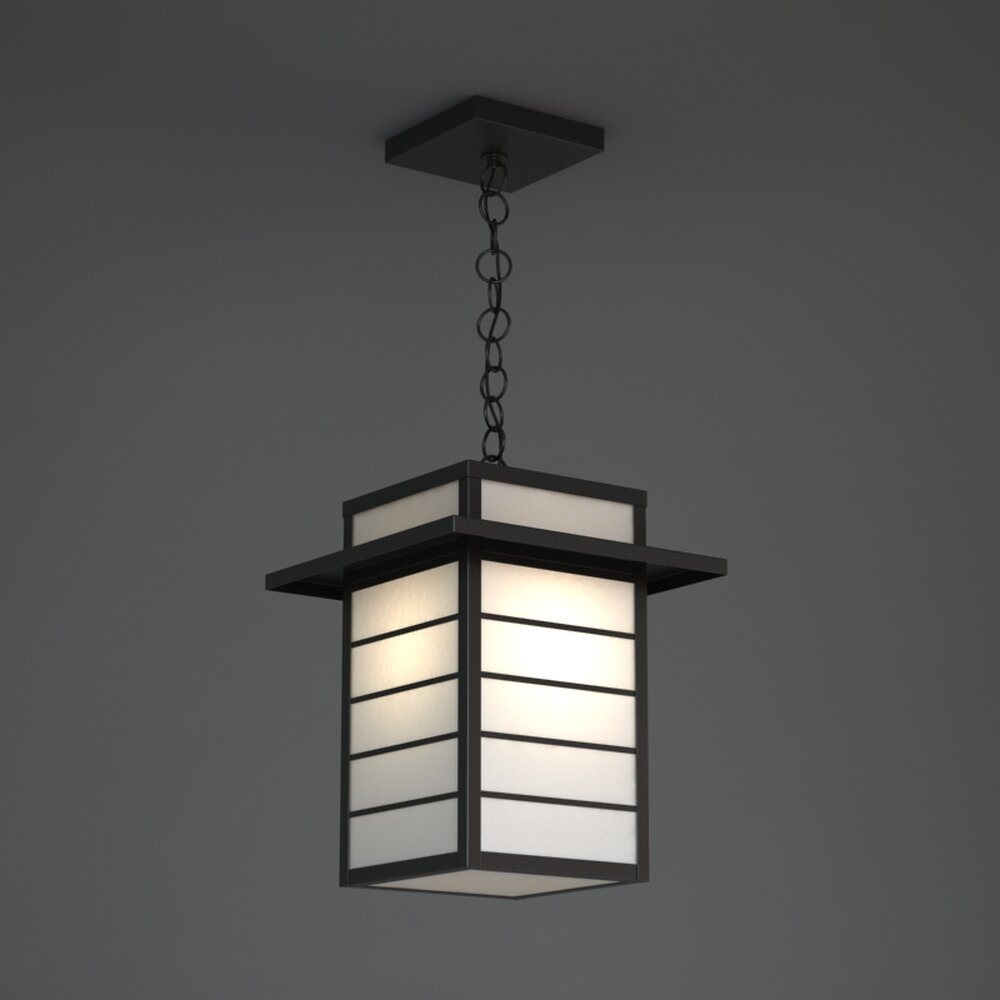 Modern Hanging Pendant Light Modelo 3d