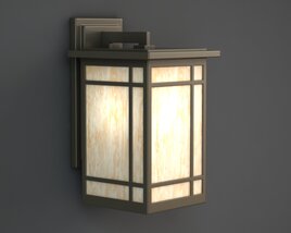 Outdoor Wall Lamp Modello 3D