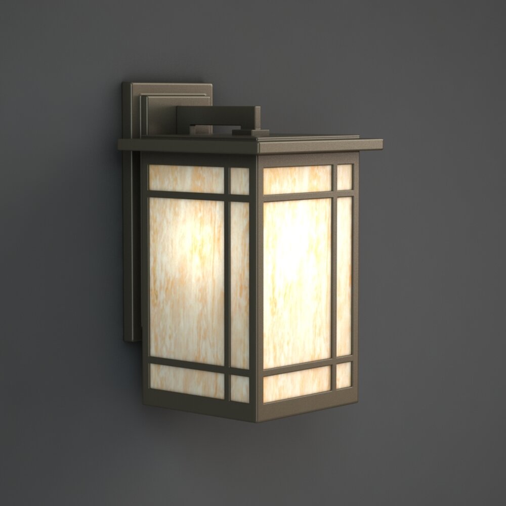 Outdoor Wall Lamp Modello 3D