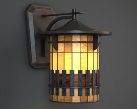 Craftsman-Style Wall Sconce Modelo 3D