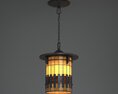 Hanging Lantern Light Fixture 3d model
