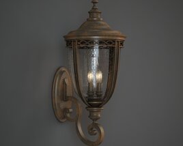 Vintage Wall Sconce 02 3D-Modell