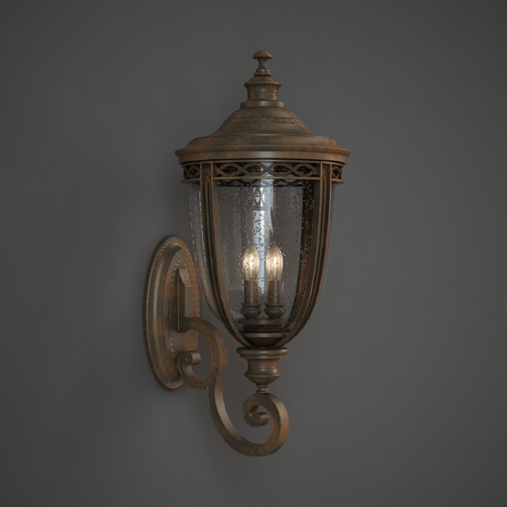 Vintage Wall Sconce 02 3D-Modell