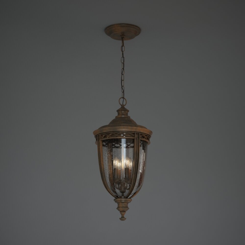 Elegant Hanging Lantern 02 3D-Modell
