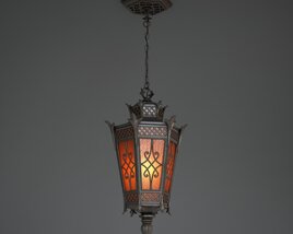 Vintage Hanging Lantern 3D 모델 