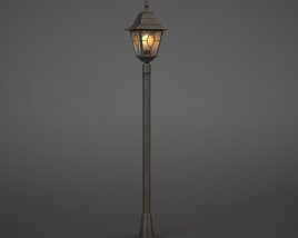Vintage Street Lamp 04 3Dモデル
