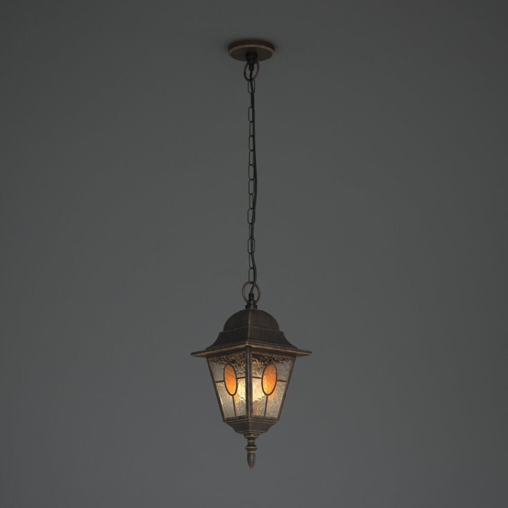 Vintage Hanging Lantern 02 3D 모델 