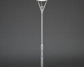 Modern Street Lamp Design 02 3D-Modell