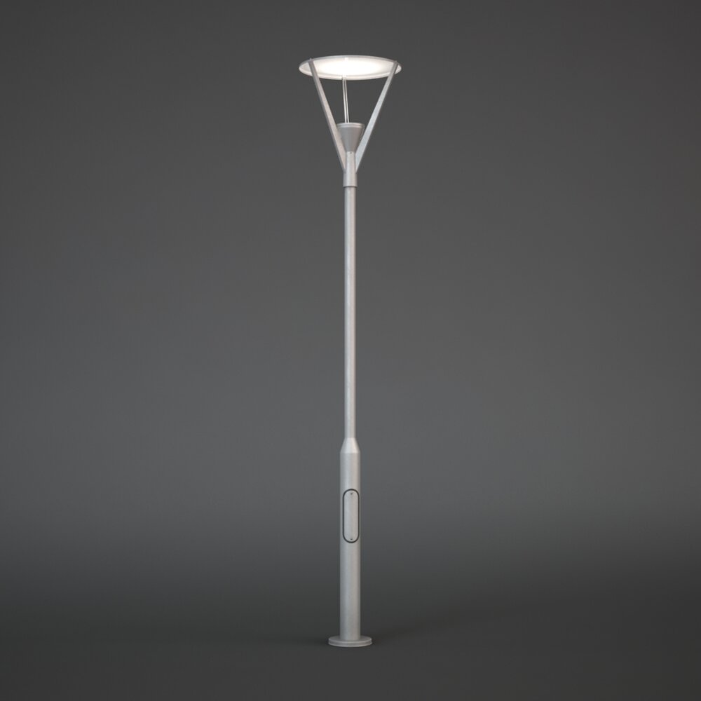 Modern Street Lamp Design 02 3d model