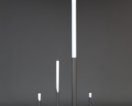 Modern Minimalist Floor Lamps 02 Modelo 3d