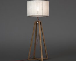 Tri-legged Floor Lamp 3D model
