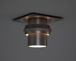 Modern Ceiling Light Fixture 02 Modelo 3D