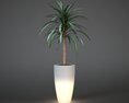 Illuminated Potted Plant Modello 3D