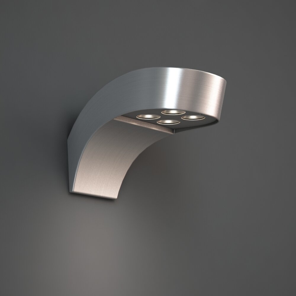 Modern LED Wall Sconce 02 3D 모델 
