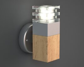 Modern Wall Sconce Light 02 3D模型