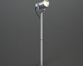 Modern Outdoor Lamp Post 3d model
