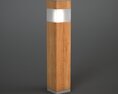 Modern Wooden Floor Lamp 02 3D-Modell