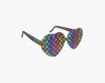 Heart Shaped Sunglasses Modello 3D