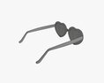 Heart Shaped Sunglasses Modèle 3d