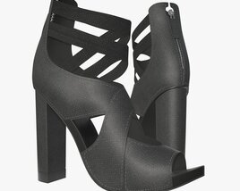 Women's High Heel Shoes Modelo 3d