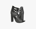 Women's High Heel Shoes 3d model