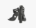 Women's High Heel Shoes 3d model