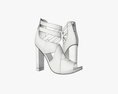 Women's High Heel Shoes Modèle 3d