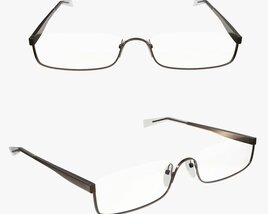 Modern Glasses 3D 모델 