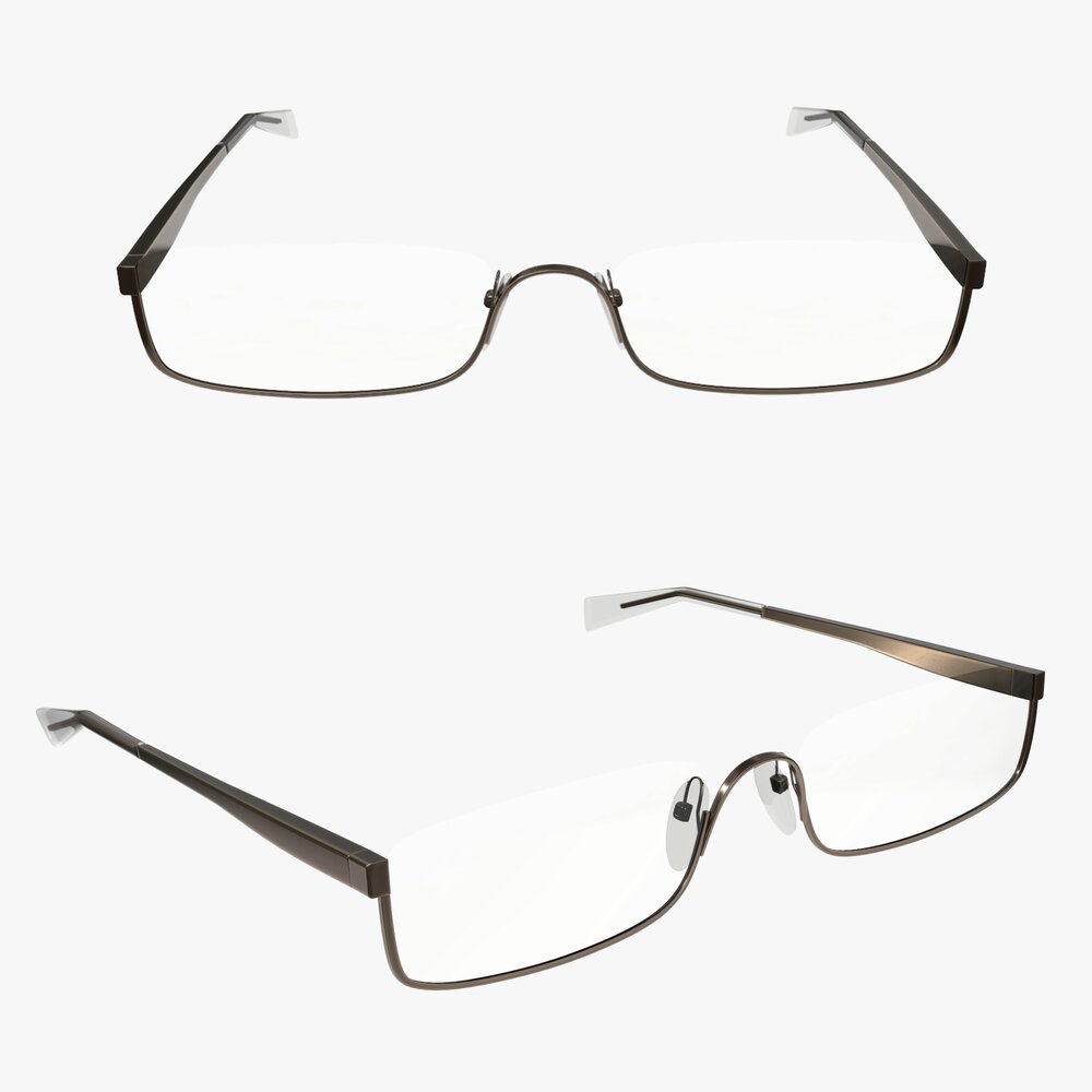Modern Glasses 3D-Modell