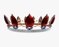 Queen's Crown with Jewels 3D 모델 
