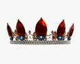 Queen's Crown with Jewels 3D модель