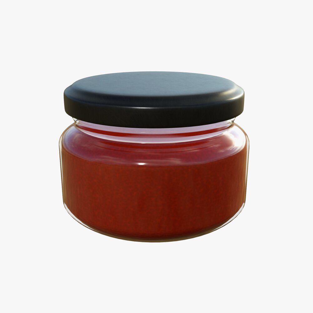 Sauce Jar Small 3D модель