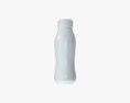 Blank Yogurt Milk Drink Plastic Bottle Mock Up 3d model