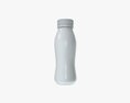 Blank Yogurt Milk Drink Plastic Bottle Mock Up 3D модель