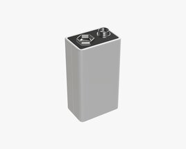 9V Battery 3Dモデル
