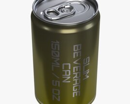 Slim Beverage Can 150 Ml 5 Oz 3D模型