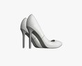 High Heels Women Shoes Modello 3D