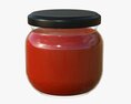 Small Sauce Glass Jar Modèle 3d