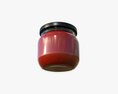 Small Sauce Glass Jar 3d model