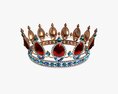 Queen Crown With Jewel Modello 3D