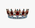 Queen Crown With Jewel 3d model