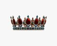 Queen Crown With Jewel Modello 3D