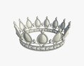 Queen Crown With Jewel 3D модель