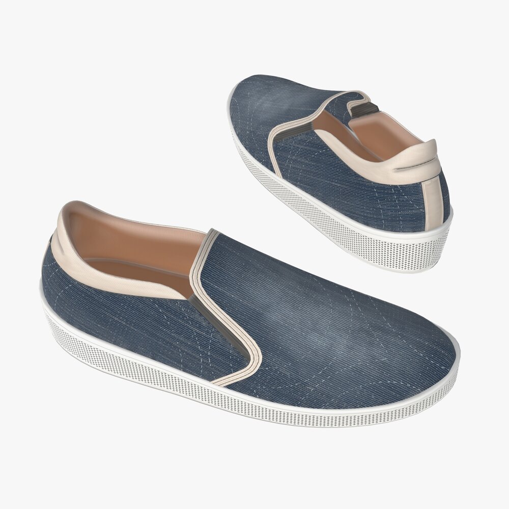 Moccasins Shoes 3D-Modell
